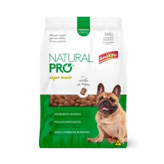 Ração Baw Waw Natural Pro Super Macio para cães raças pequenas sabor Carne 400g