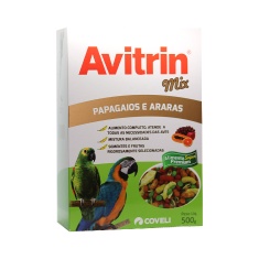 Alimento Avitrin Mix para Papagaios e Araras - 500g