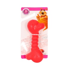 Brinquedo Furacão Pet Osso Vermelho Maxbone para Cães - G