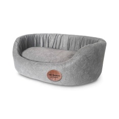 Cama São Benedito Pet Europa Luxo Sued Cinza para Cães
