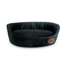 Cama São Benedito Pet Europa Luxo Sued Preta para Cães