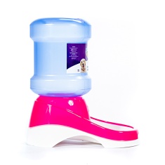 Bebedouro Automático Truqys Galão para Cães e Gatos Rosa