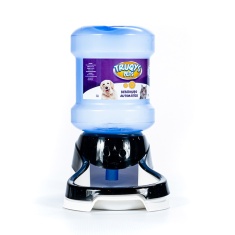 Bebedouro Automático Truqys Galão para Cães e Gatos Preto
