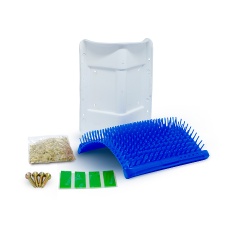 Brinquedo Truqys Escova Coçadinha para Gatos Azul