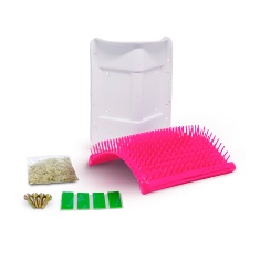 Brinquedo Truqys Escova Coçadinha para Gatos Rosa