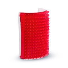 Brinquedo Truqys Escova Coçadinha para Gatos Vermelho