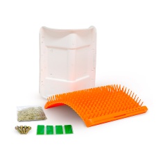 Brinquedo Truqys Escova Coçadinha para Gatos Laranja