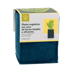 Vaso Yes, We Grow com Substrato Azul