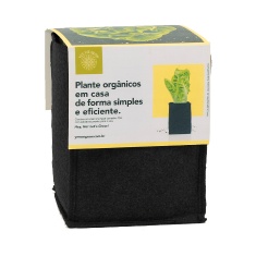 Vaso Yes, We Grow com Substrato Preto