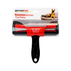 Escova Tira Pelos Germanhart Preto e Vermelho