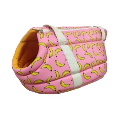 Bolsa de Transporte Fábrica Pet Aberta Banana para Cães e Gatos