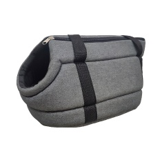 Bolsa de Transporte Fábrica Pet Aberta New Collection Preto para Cães e Gatos