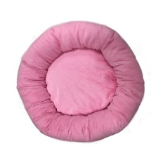 Cama Fábrica Pet Nuvem Pelúcia Rosa para Cães e Gatos