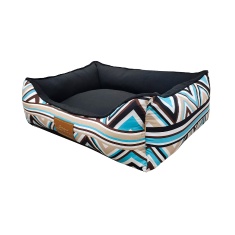 Cama Fábrica Pet Lisboa Azul para Cães e Gatos