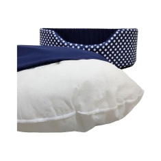 Cama Fábrica Pet Oval Unic Azul para Cães e Gatos