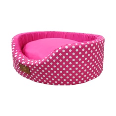 Cama Fábrica Pet Oval Unic Rosa para Cães e Gatos