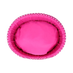 Cama Fábrica Pet Oval Unic Rosa para Cães e Gatos