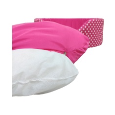 Cama Fábrica Pet Oval Unic Rosa para Cães e Gatos
