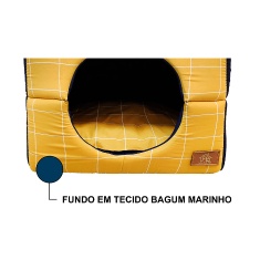 Iglu Fábrica Pet Exclusive Amarelo para Cães e Gatos