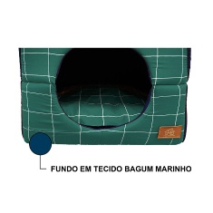 Iglu Fábrica Pet Exclusive Verde para Cães e Gatos