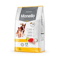 Ração Monello GO para Cães Adultos de Porte Médio e Grande Sabor Carne 15 kg