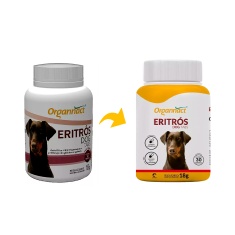 Suplemento Organnact Eritrós Dog Tabs para Cães 30 Tabletes