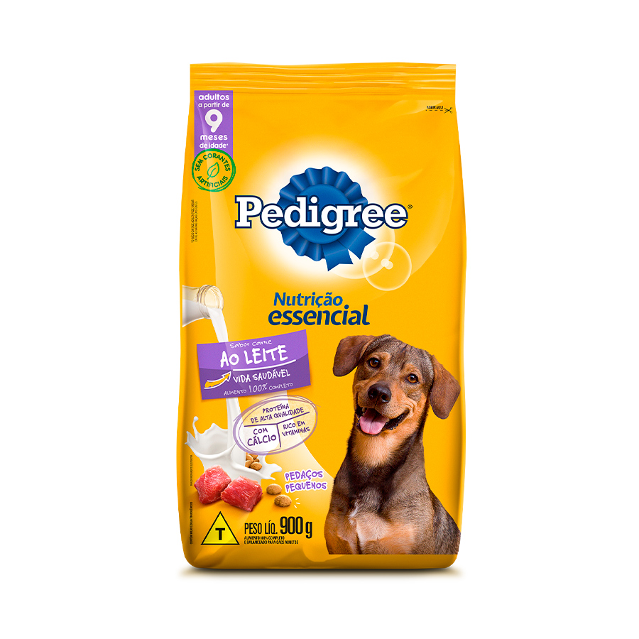 Ração Pedigree Nutrição Essencial Carne Ao Leite Para Cães Adultos