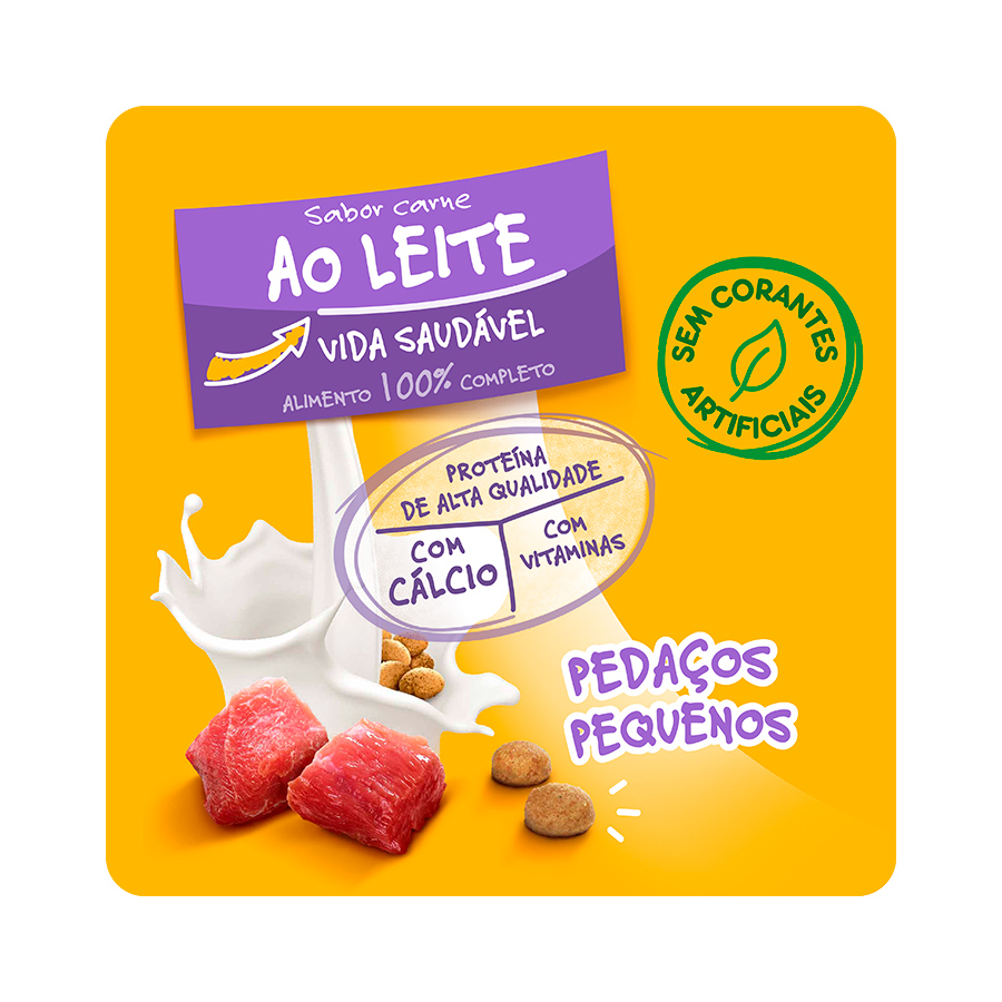 Ração Pedigree Nutrição Essencial Carne Ao Leite Para Cães Adultos