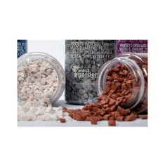 Pedra Decorativa West Garden Branca para Jardim 750 g