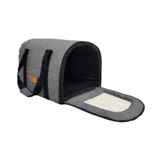 Bolsa de Transporte Fábrica Pet New Collection Preto para Cães e Gatos