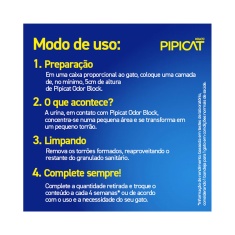 Areia Higiênica Pipicat Classic para Gatos