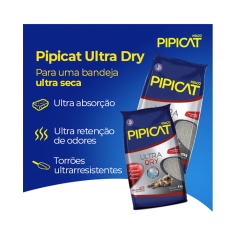 Areia Pipicat Ultra Dry para Gatos