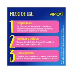 Aditivo Pipicat Floral para Gatos 500 g