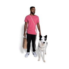 Guia Zee.Dog Mãos Livres Vanilla para Cães