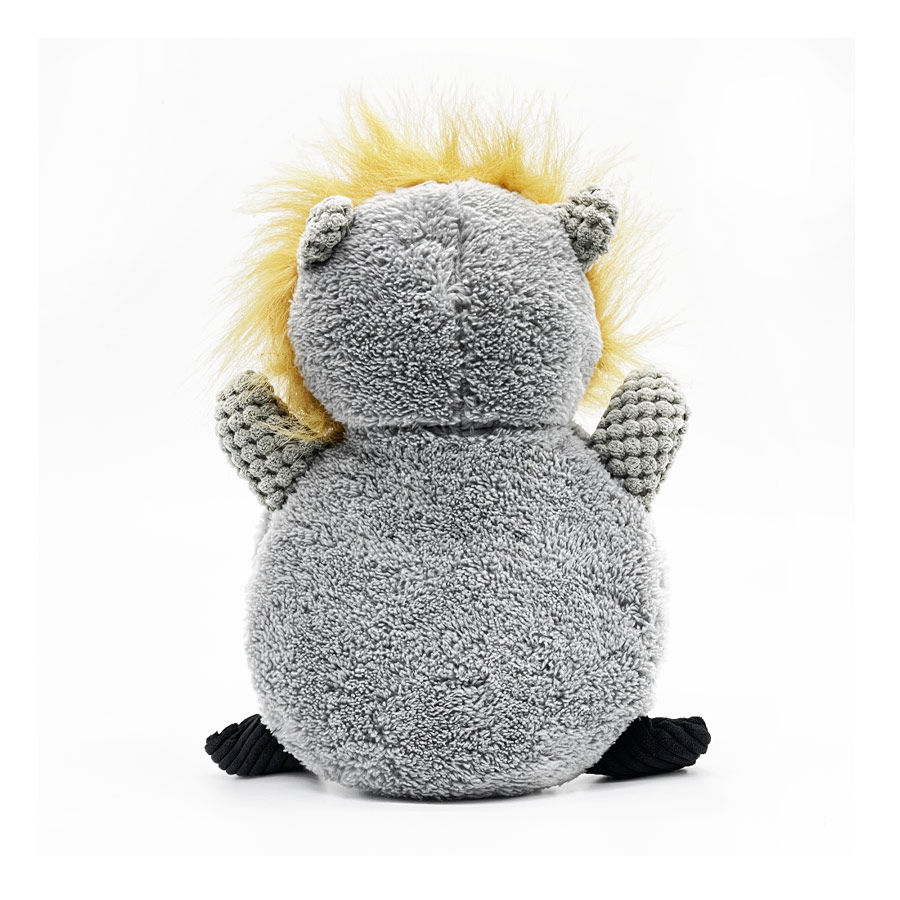 Brinquedo Petwi Fuzzy Leão de Pelúcia com Apito para Cães