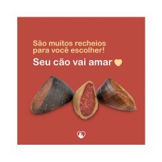 Casco Recheado Churraspet para Cães Sabor Defumado
