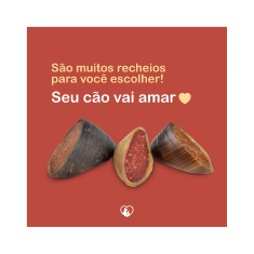 Casco Recheado Churraspet para Cães Sabor Carne