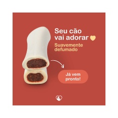 Ossinho Recheado Churraspet para Cães Sabor Defumado