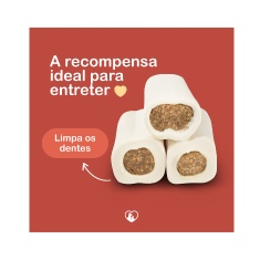 Osso Rodelinha Recheada Churraspet para Cães Sabor Churrasco