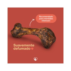 Osso Fêmur Suíno Defumado Churraspet para Cães