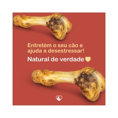 Osso Fêmur Suíno Natural Churraspet para Cães