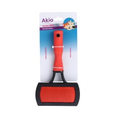 Rasqueadeira Akio Reta para Cães e Gatos