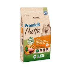 Ração Premier Nattu para Cães Adultos de Porte Pequeno Sabor Frango e Mandioquinha