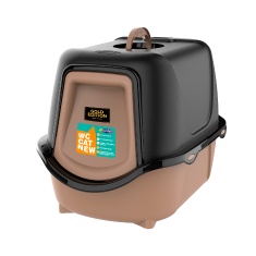 Banheiro Plast Pet Cat New Gold Preto para Gatos