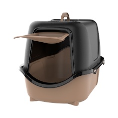 Banheiro Plast Pet Cat New Gold Preto para Gatos
