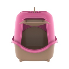 Banheiro Plast Pet Cat New Gold Rosa para Gatos