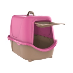 Banheiro Plast Pet Cat New Gold Rosa para Gatos