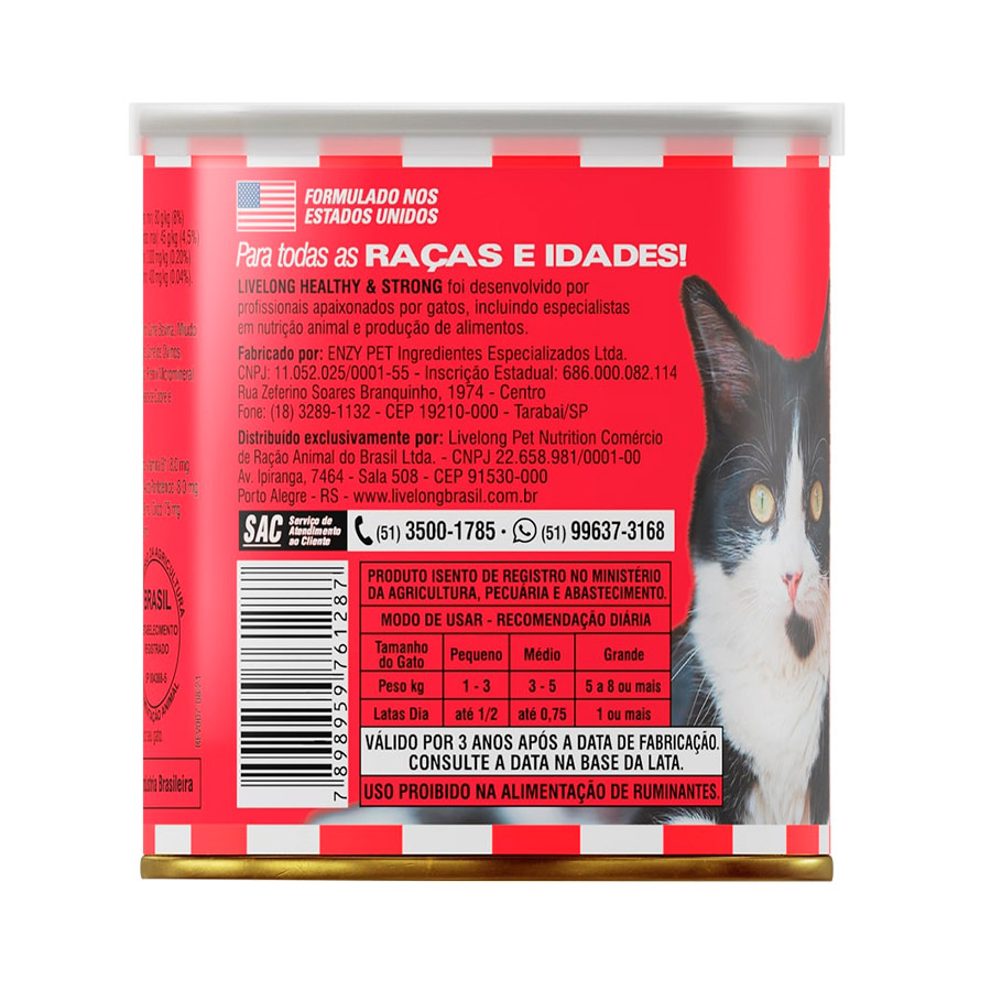 Ração Úmida Livelong Delícias de Carnes para Gatos