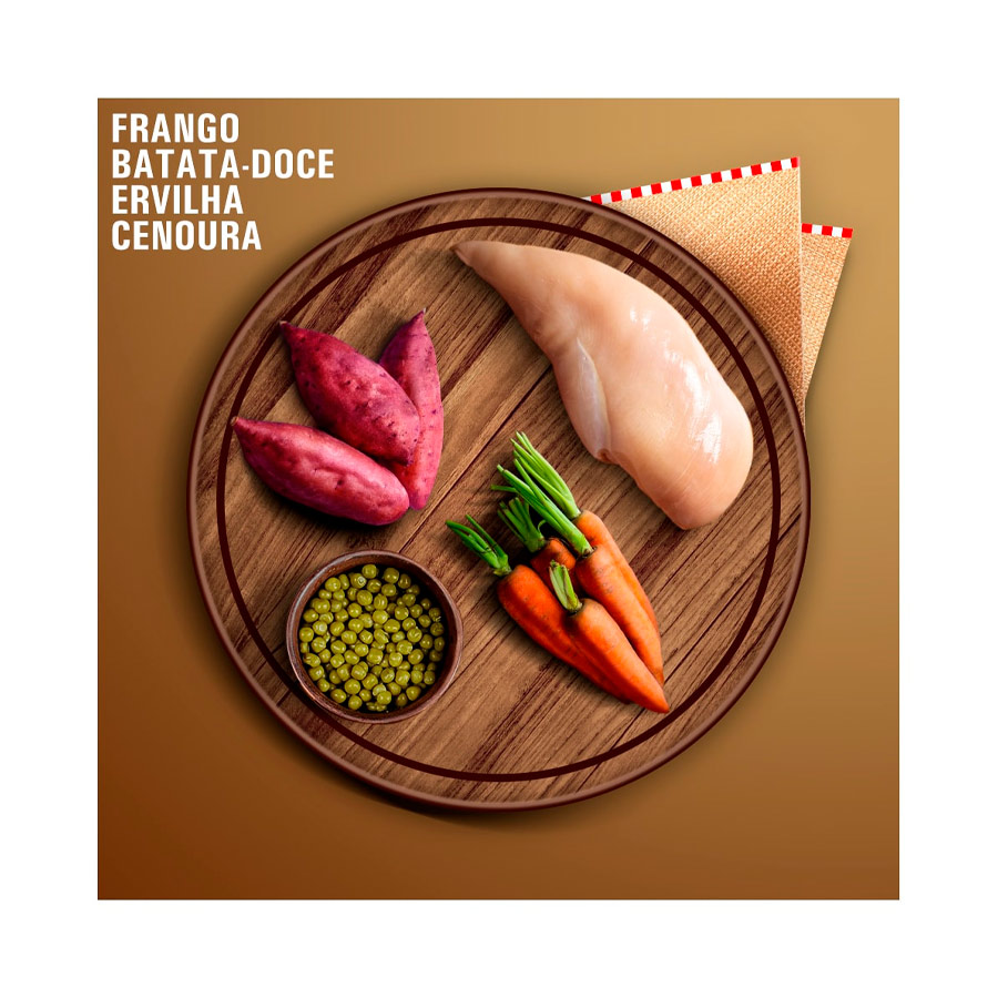 Ração Úmida Livelong Frango com Batata-Doce para Cães 300g