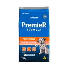 Ração Premier Filhotes Raças Médias para Cães Sabor Frango e Mandioca - 20kg